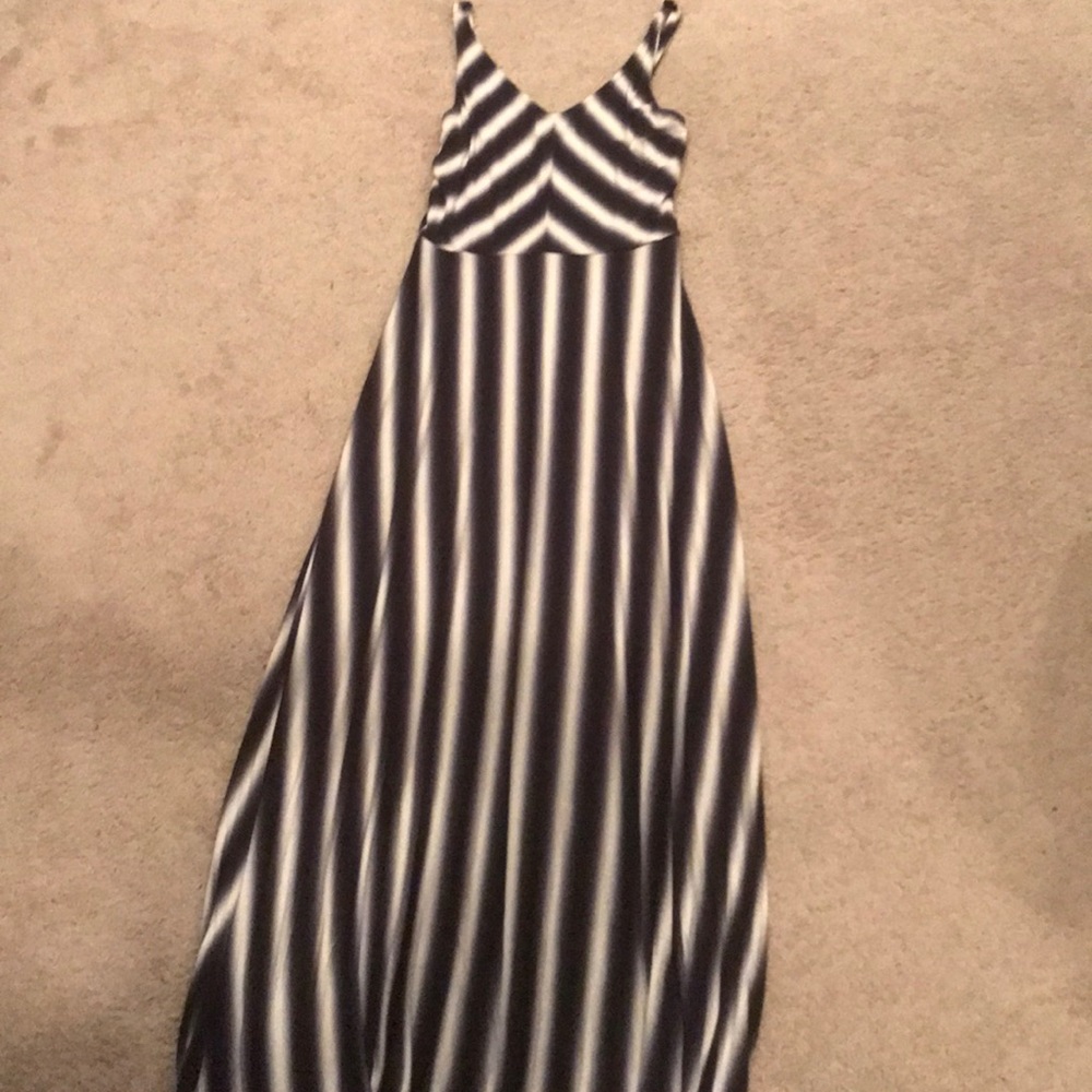 Striped maxi dress
